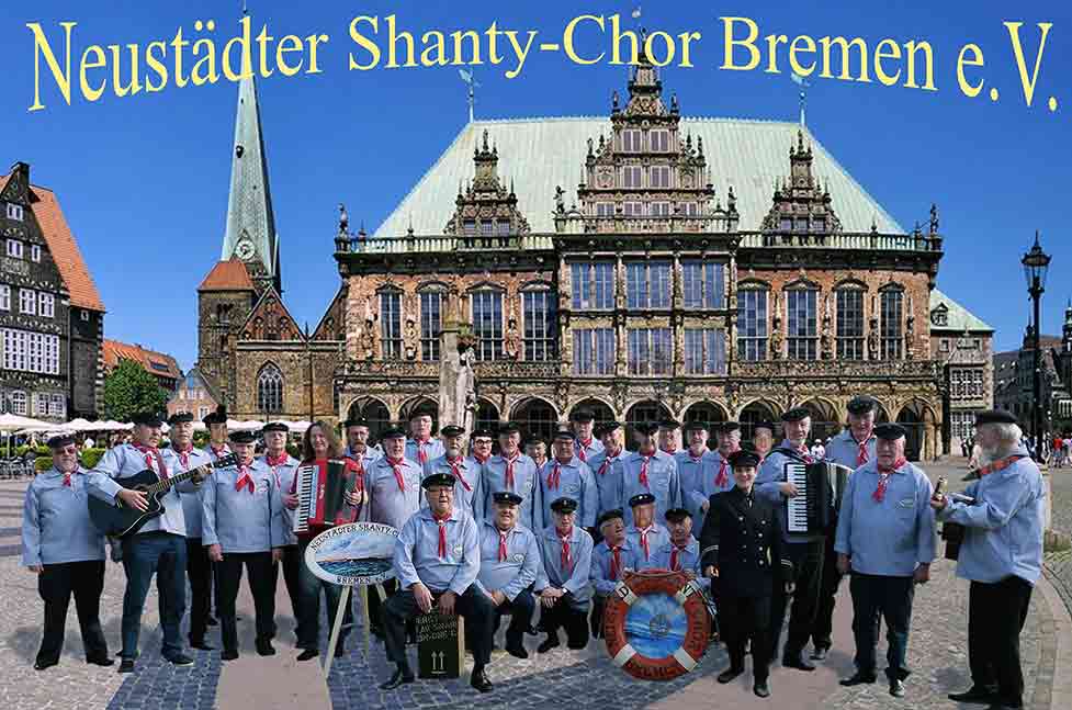 Der Chor vor dem Bremer Rathaus